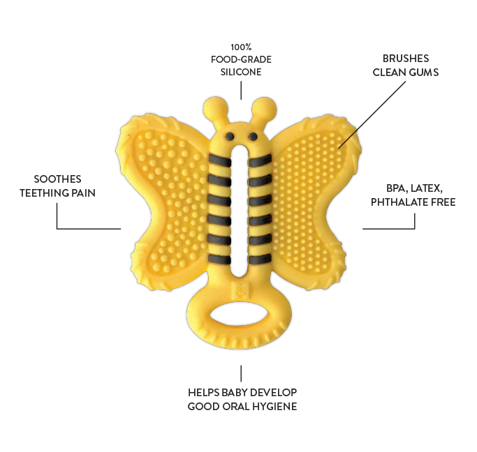 Bee Brush - Toothbrush Teether