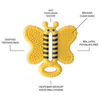 Bee Brush - Toothbrush Teether
