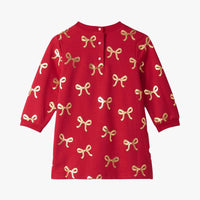 Bow Foil Dress