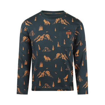 Boys Long Sleeve Adventurous Print