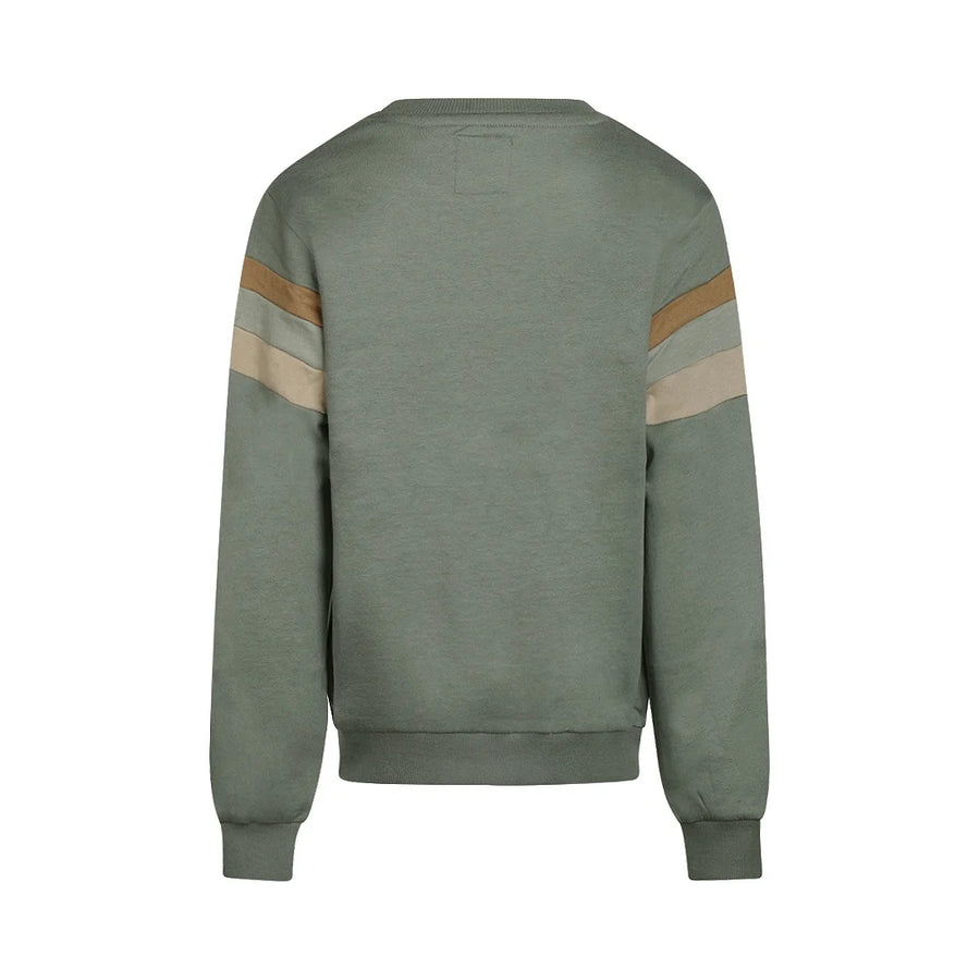 Boys Striped Crew Sweater