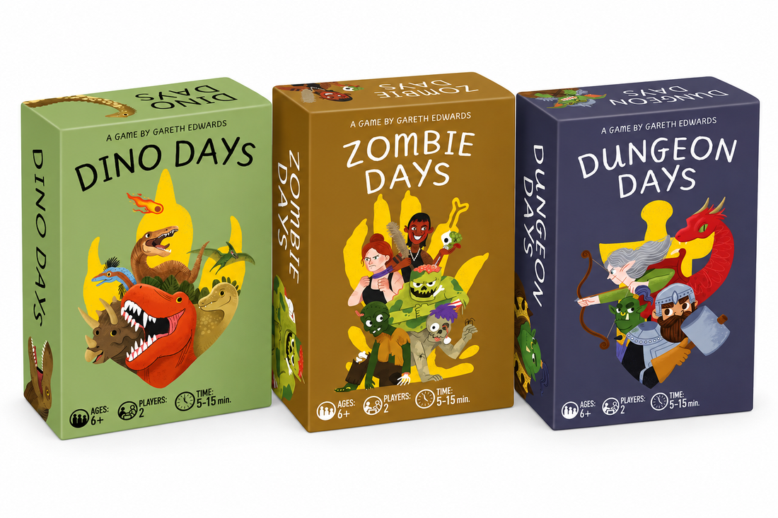 Days Card Game : Dino, Zombie Or Dungeon