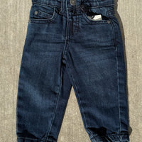 Boy's Dark Wash Jeans - Loose Fit