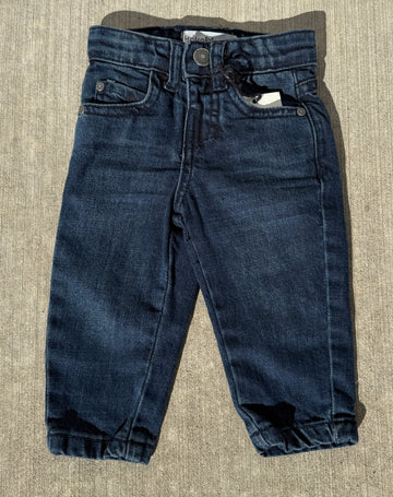 Boy's Dark Wash Jeans - Loose Fit