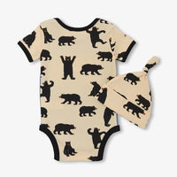 Baby Bear Bodysuit & Hat Set