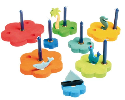 Deco Flower Stacking Tower
