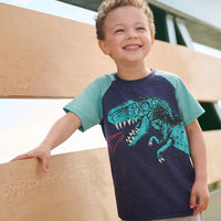 Boys T-Rex Raglan T-Shirt