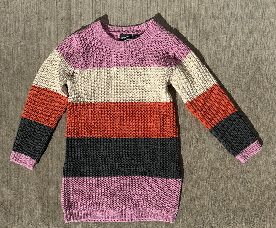 Girls Striped Sweater Tunic