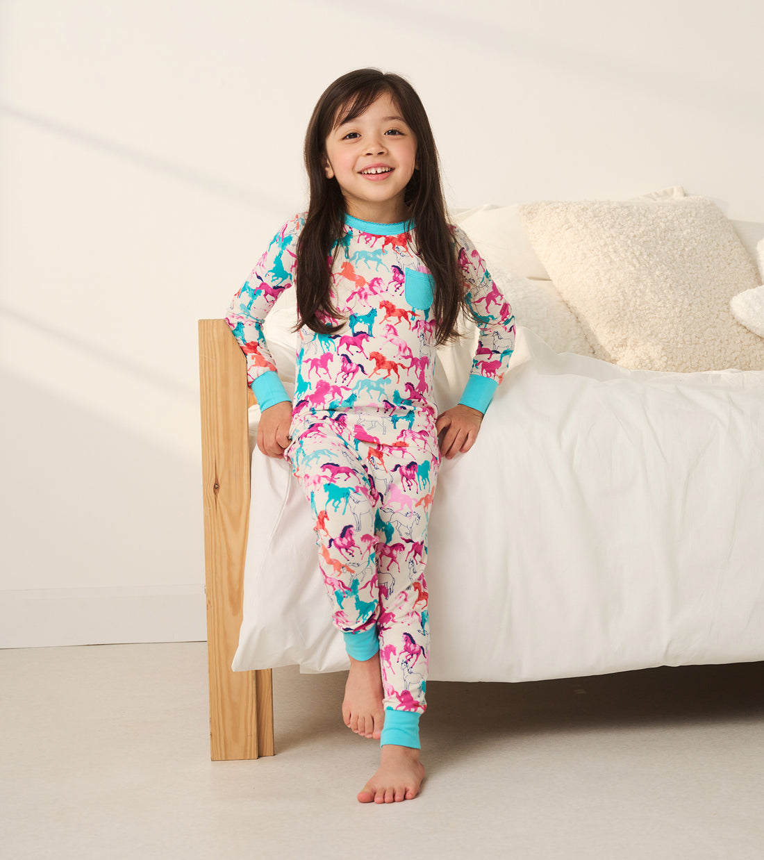 Photo Horses Bamboo Pajama Set