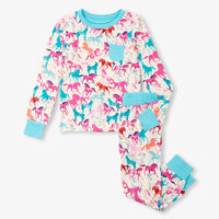 Photo Horses Bamboo Pajama Set