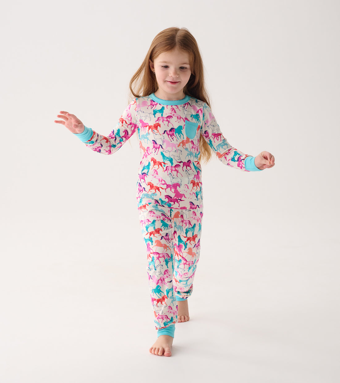 Photo Horses Bamboo Pajama Set