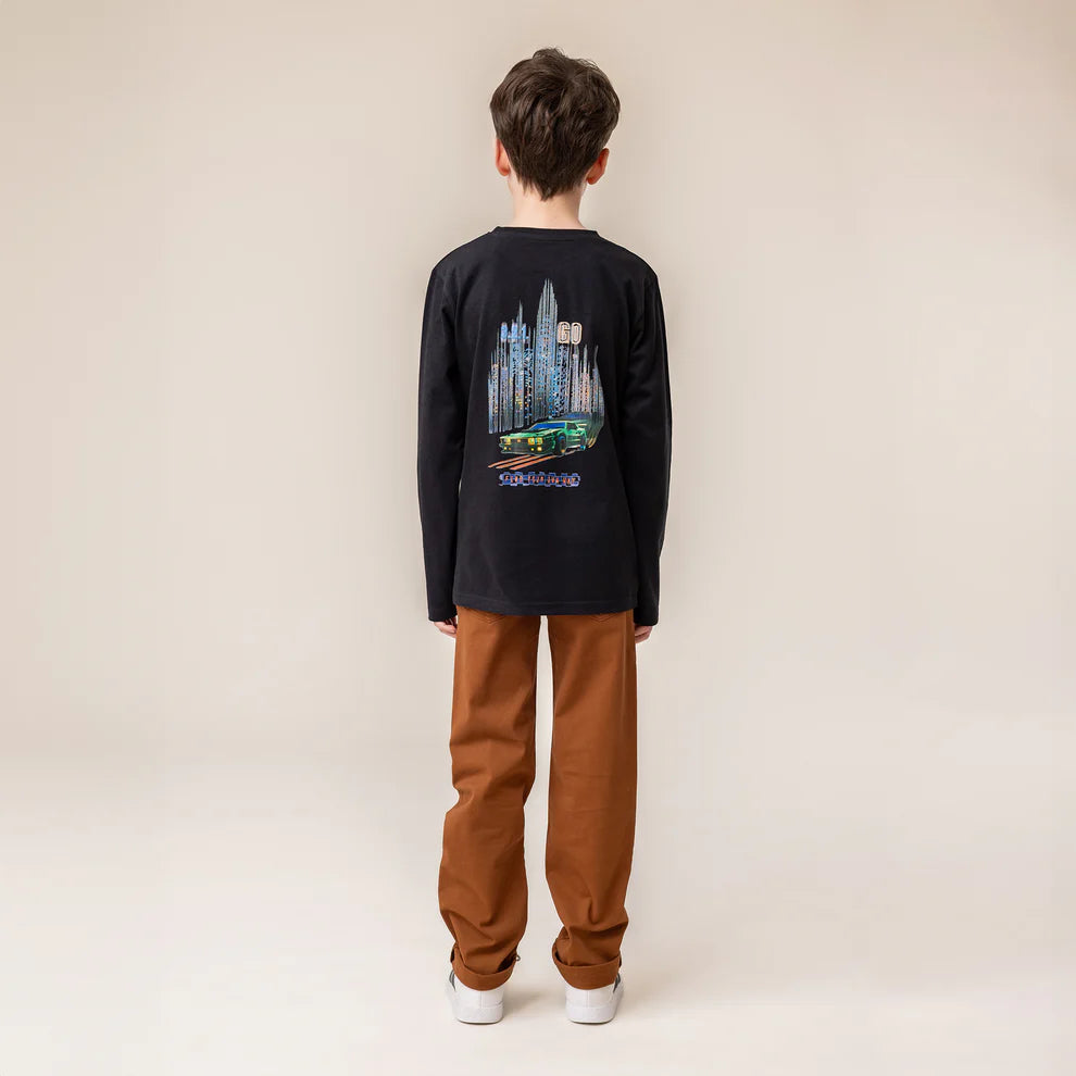 Boys’ Long Sleeve Print T-Shirt