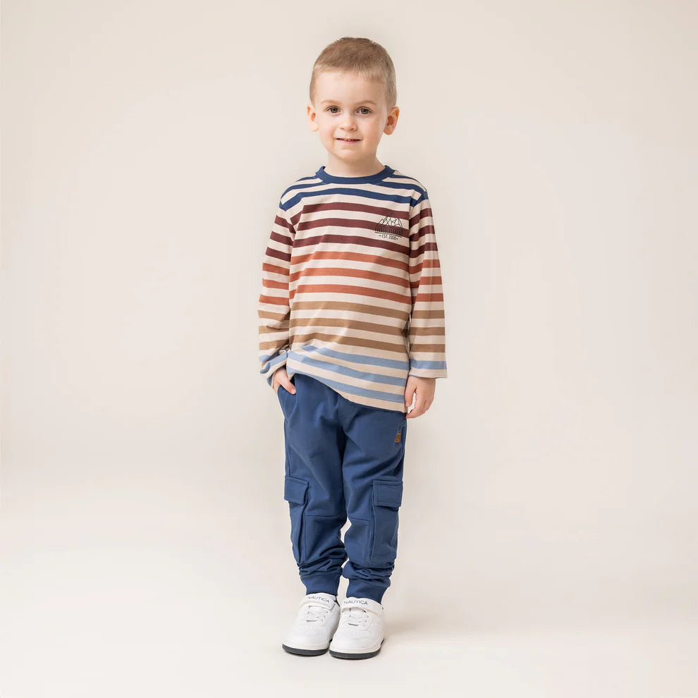 Boys’ Long Sleeve Striped T-Shirt
