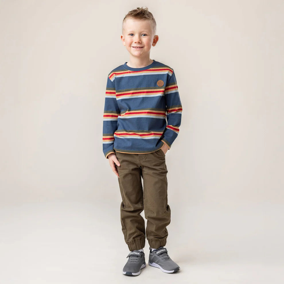 Boys Olive Jogger Pants