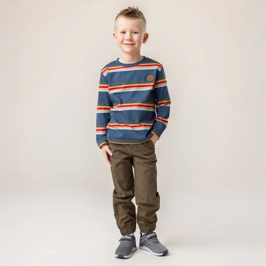 Boys Olive Jogger Pants
