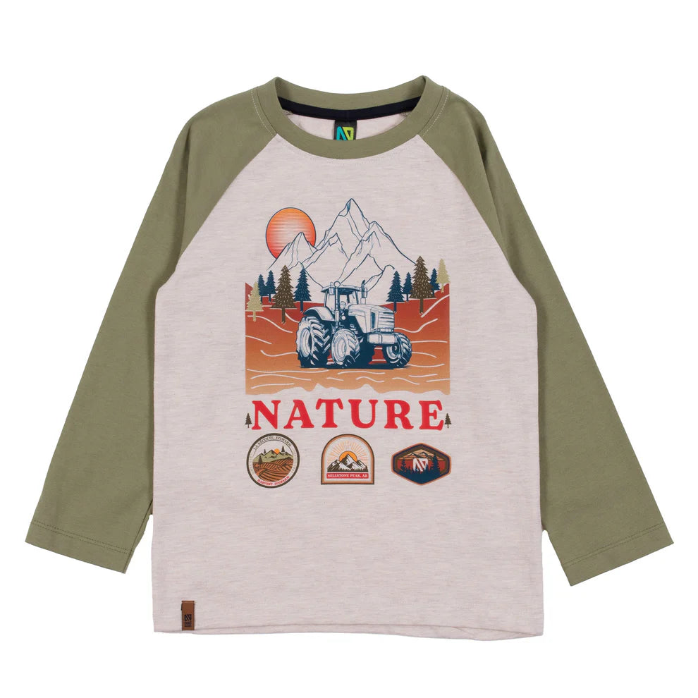 Boys’ Long Sleeve Print T-Shirt