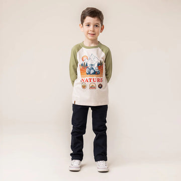 Boys’ Long Sleeve Print T-Shirt