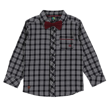 Baby Boy's Holiday Dress Shirt with Bow Tie