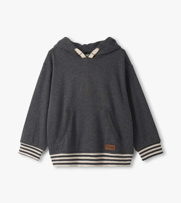 Charcoal Melange Pullover Hoodie