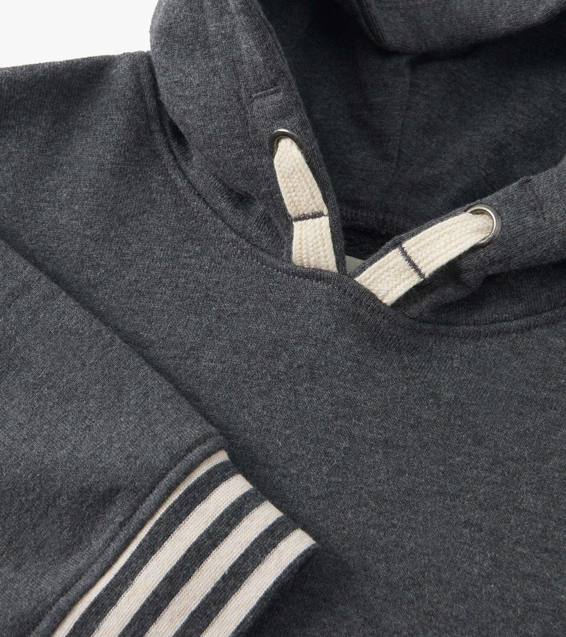Charcoal Melange Pullover Hoodie