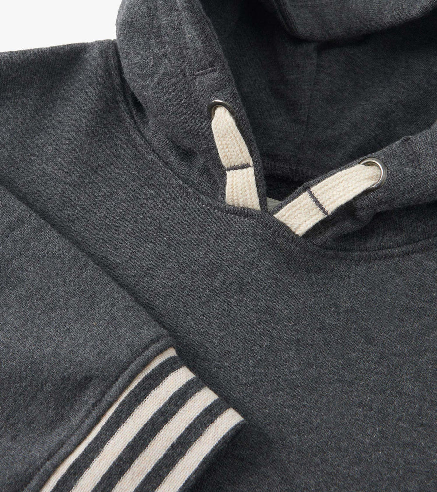 Charcoal Melange Pullover Hoodie