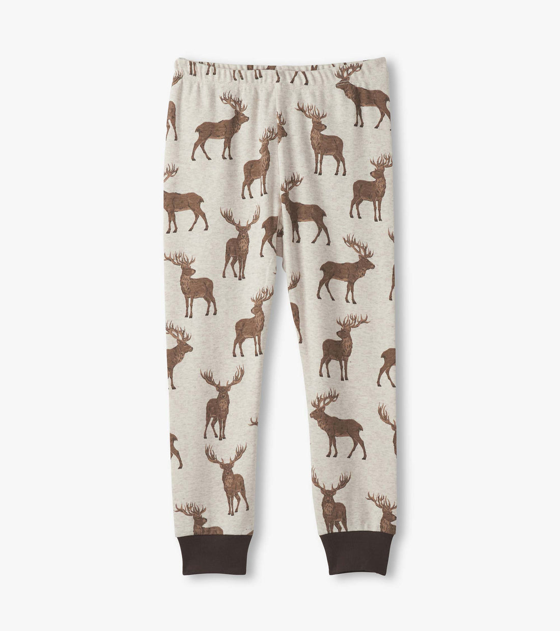 Pine Brush Stags Cotton Pajamas Set