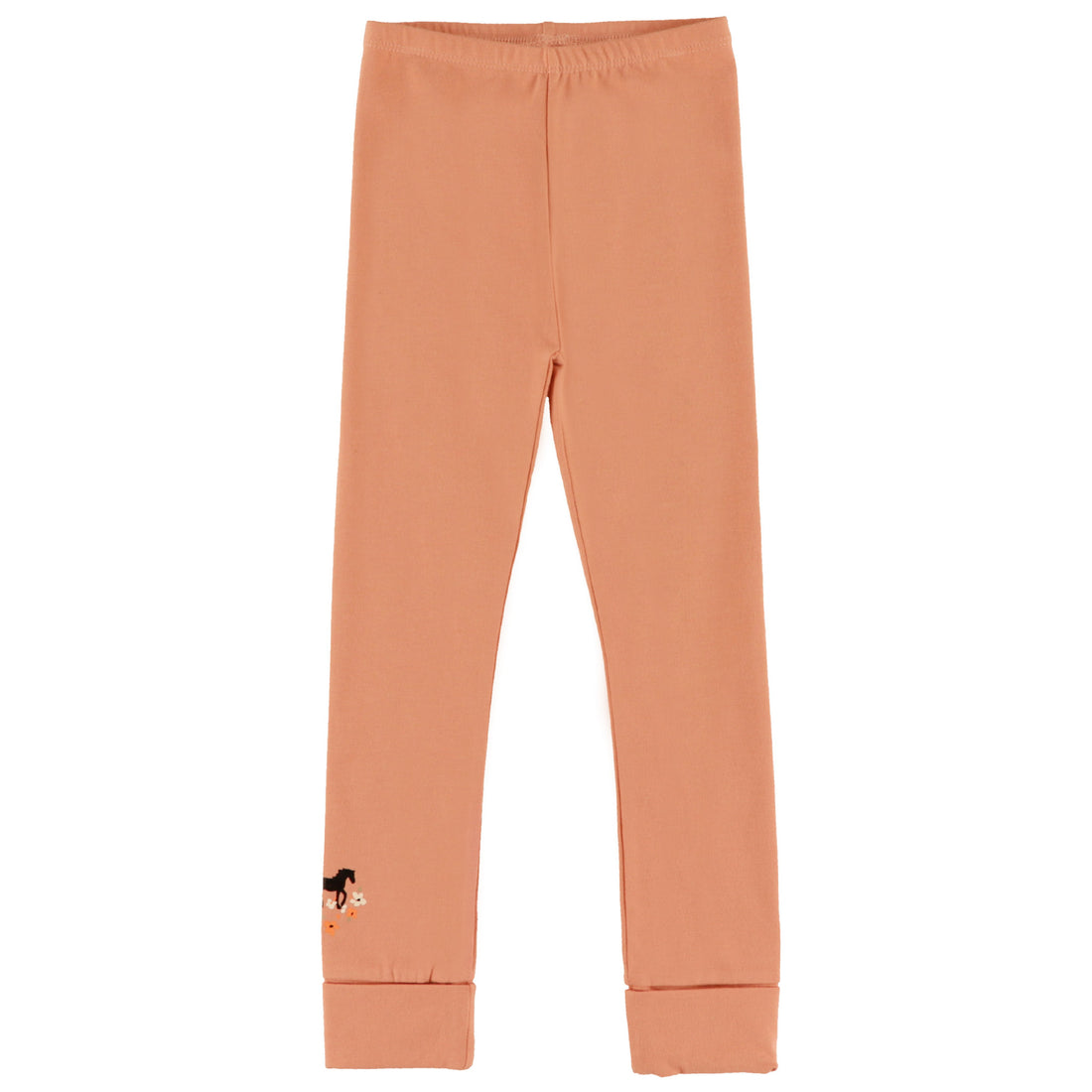 Girls' Coral Horse Leggings