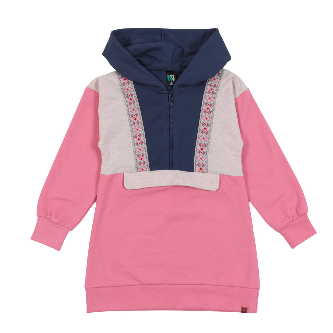 Girls' Hooded Long Sleeve Tunic