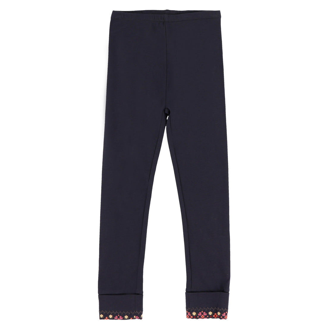 Girls' Foldable Hem Leggings