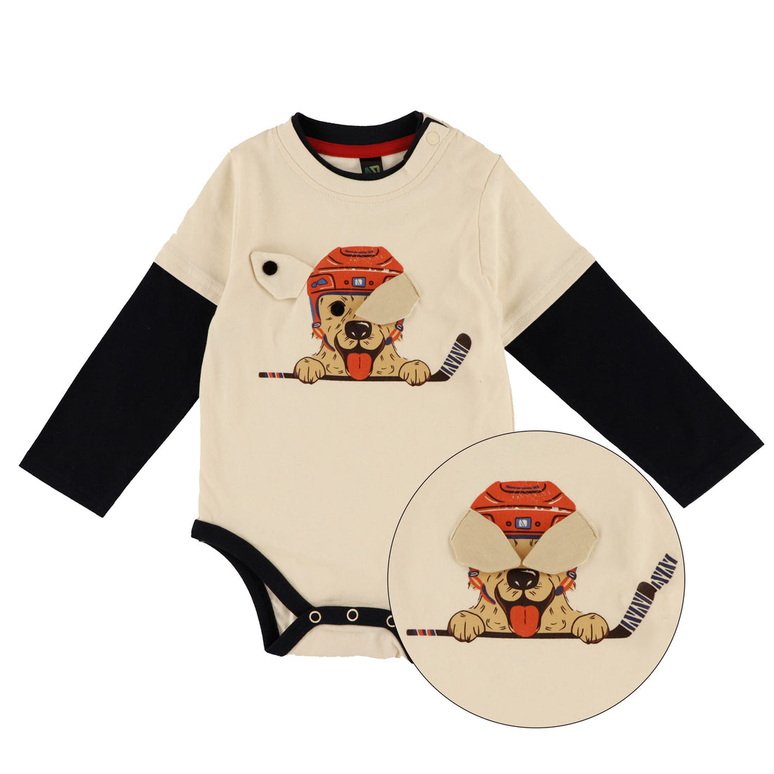 Hockey Pup Bodysuit & Jogger Set