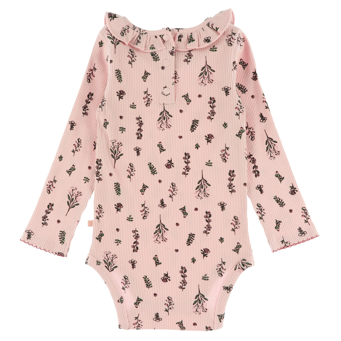 Baby 2-Piece Floral Bodysuit & Cat Overall Set
