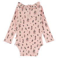 Baby 2-Piece Floral Bodysuit & Cat Overall Set