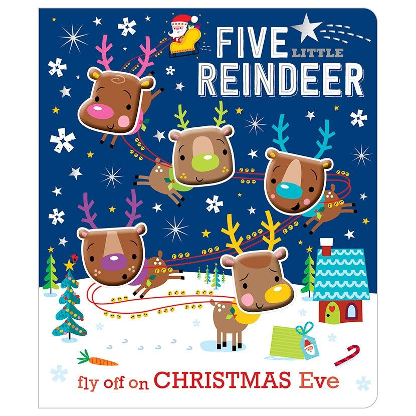 Five Little Reindeer Board Book