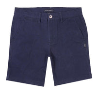 Boys Flat Front Navy Shorts