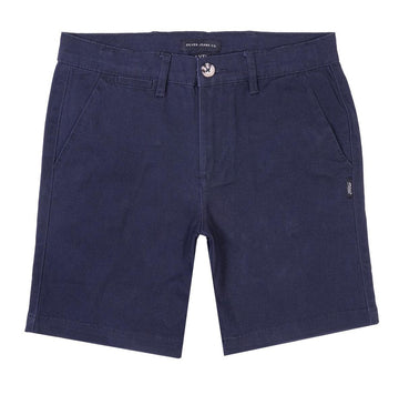 Boys Flat Front Navy Shorts