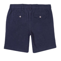 Boys Flat Front Navy Shorts