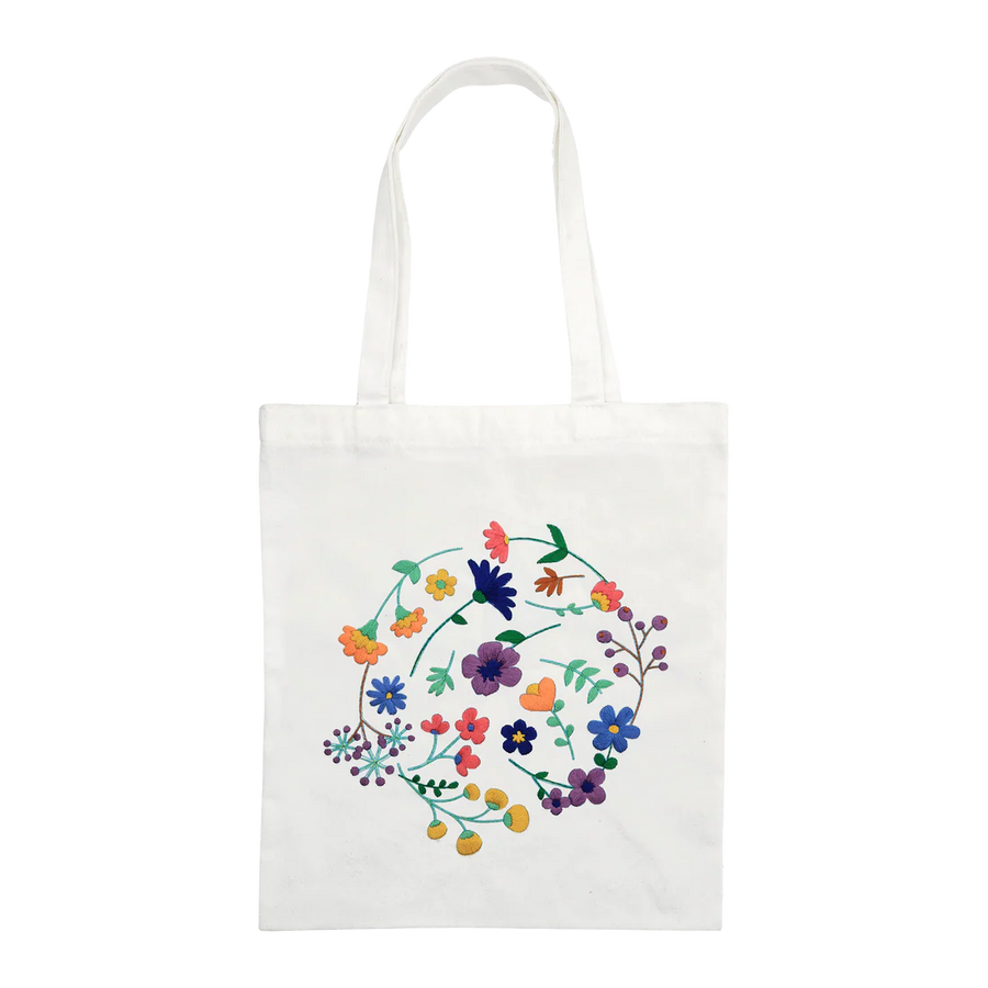 Tote Bag Embroidery Kit