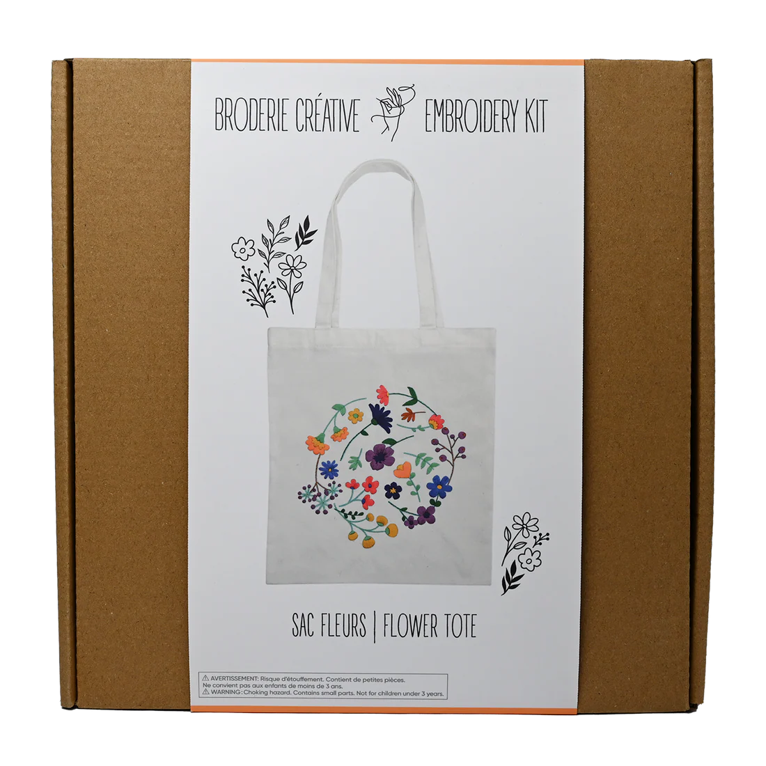Tote Bag Embroidery Kit