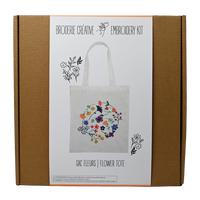 Tote Bag Embroidery Kit
