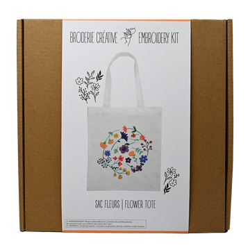 Tote Bag Embroidery Kit