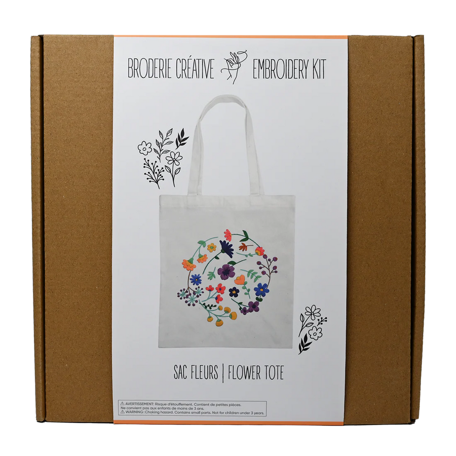 Tote Bag Embroidery Kit
