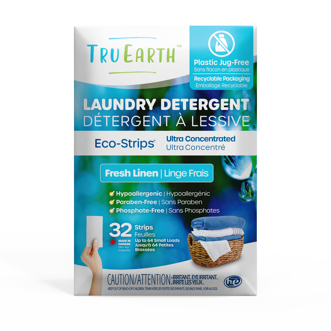 Laundry Detergent Eco-strips - Fresh Linen