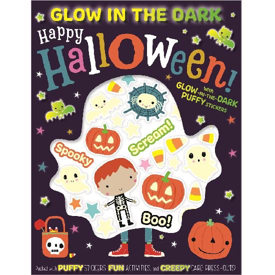 Glow in the Dark Happy Halloween Activity Book