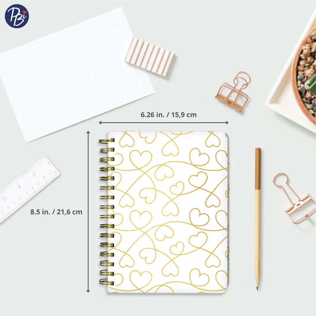 Notebook - Little Golden Hearts