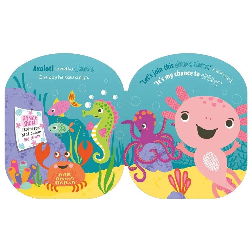 Groovy Axolotl with Plush Cover