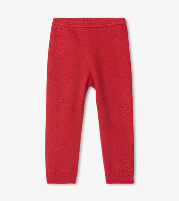 Holiday Red Baby Cable Knit Leggings