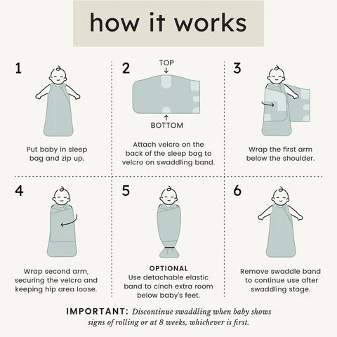 Sleep Bag Swaddler 1.0 Tog - XS