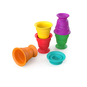 Stack & Squish Cups Sensory Stacking Toys