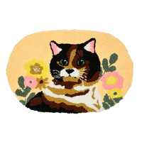 Kitty Punch Needle Rug