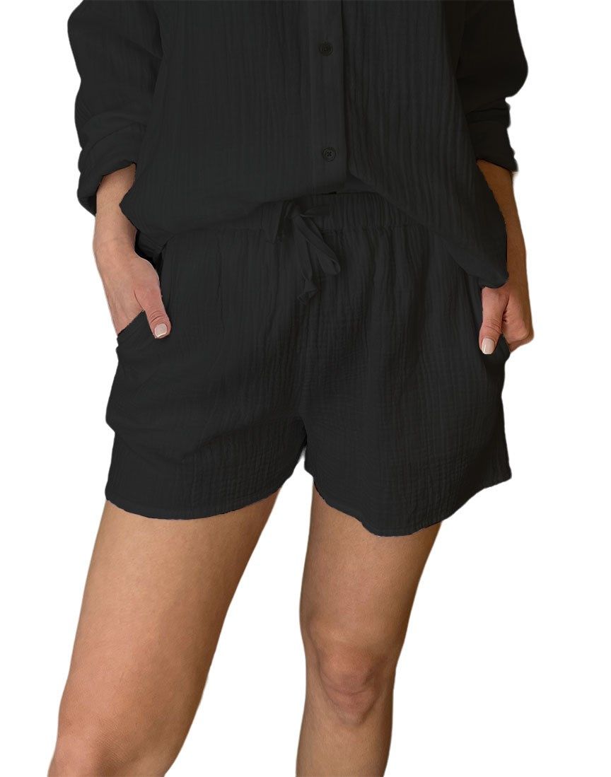 Ladies' Gauze Relaxed Fit Shorts